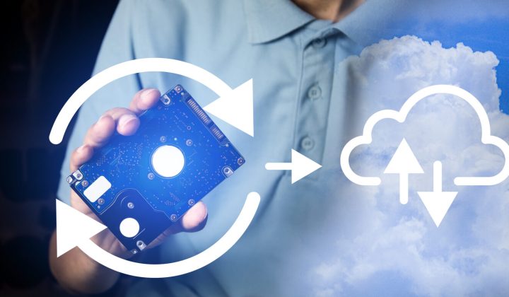 Data moving from local storage to cloud storage