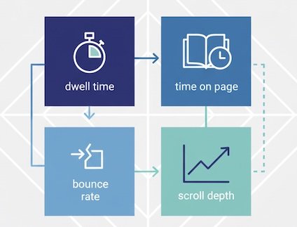 differences between dwell time, time on page, bounce, and scroll depth