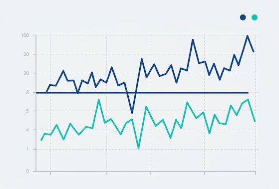 Two-term comparison—choose the higher, steadier trend line
